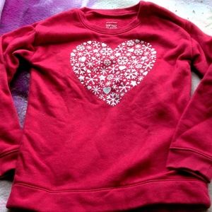 Girl's Red ❤️ Sweatshirt